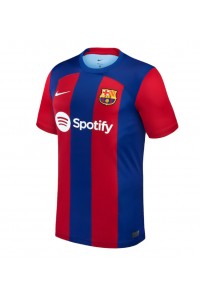 Fotbalové Dres Barcelona Domácí Oblečení 2023-24 Krátký Rukáv